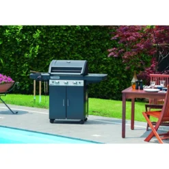 Barbecue a Gas con Piastra di cottura in Ghisa