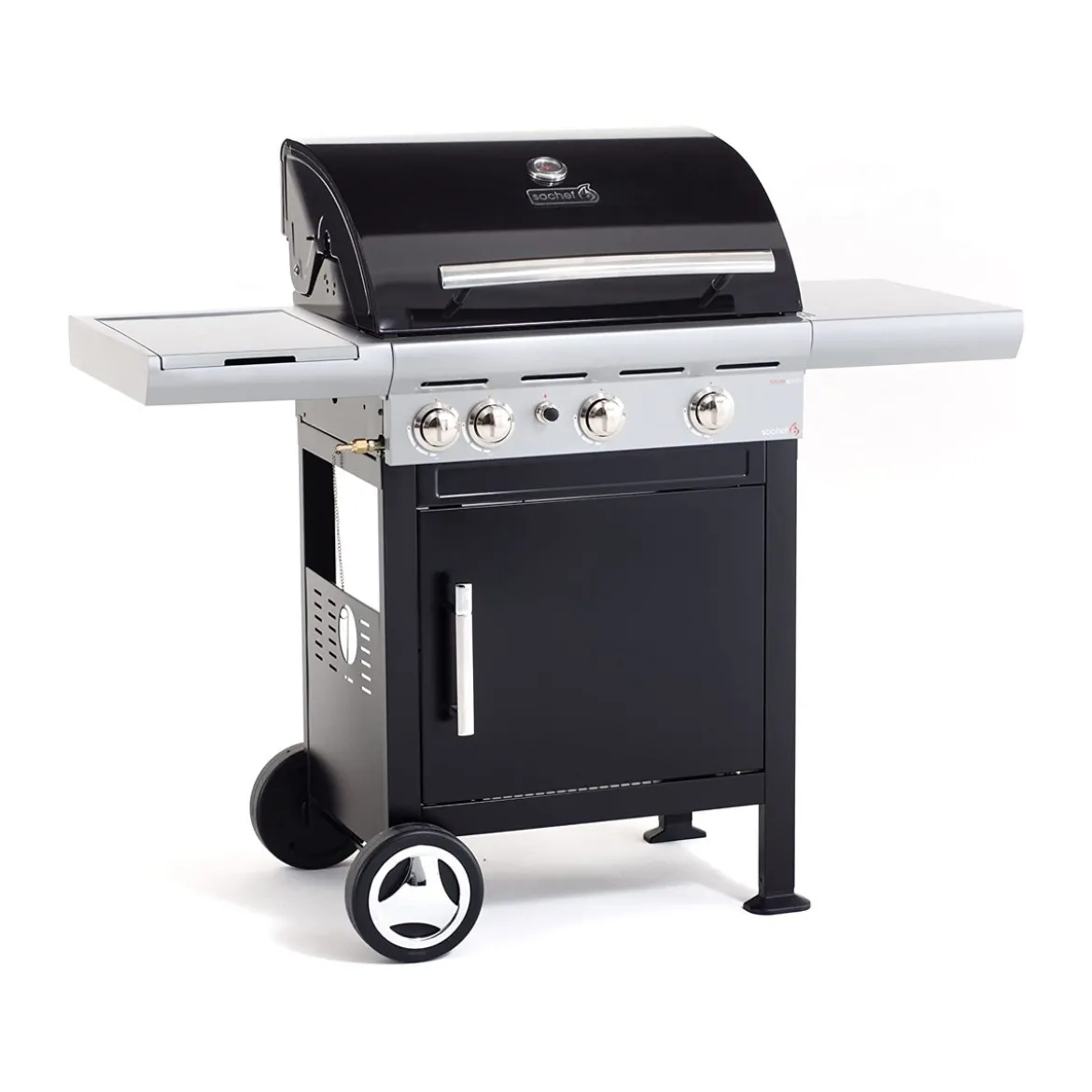 Barbecue a Gas Cottura Australiana BBQ con Coperchio Bruciatori