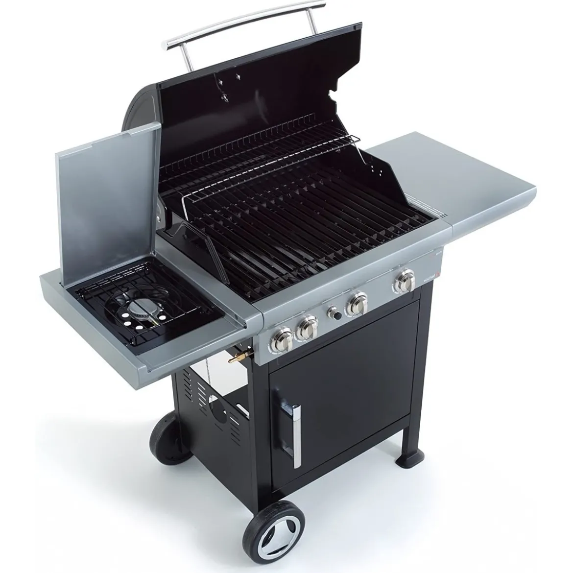 Barbecue a Gas Cottura Australiana BBQ con Coperchio Bruciatori