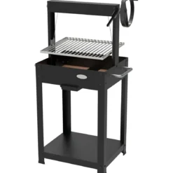 Barbecue Argentino Duramax Griglia per Legna e Carbone 55x46x121 cm