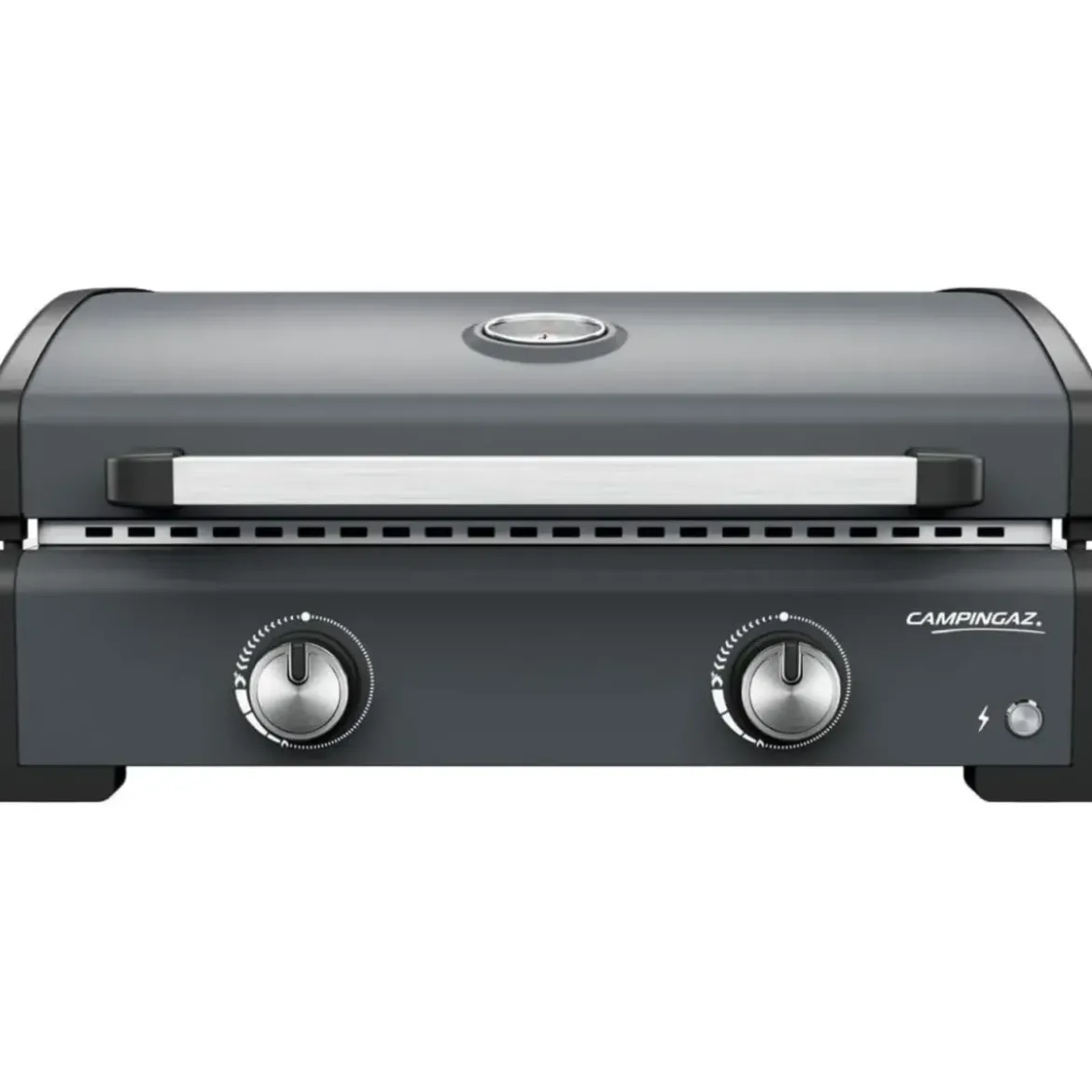 Barbecue Gas Plancha da Tavolo Campignaz 2 Fuochi 6kW Piastra in Ghisa