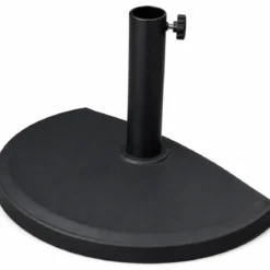 Base per Ombrellone a Mezzaluna Palo 32-50 mm in Acciaio Cemento HDPE