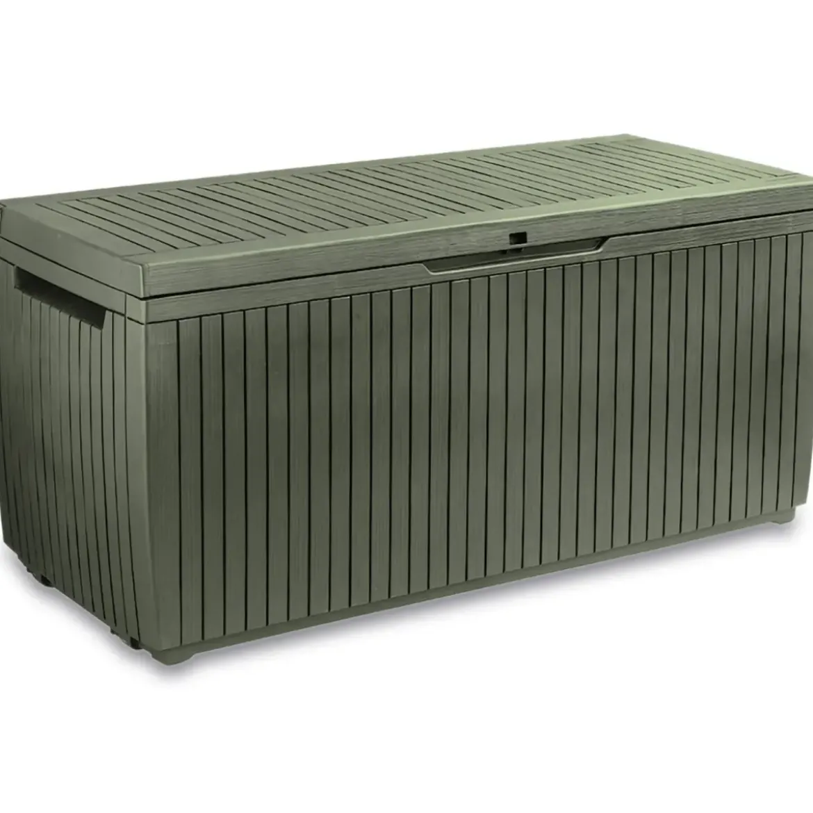 Baule Keter in Resina Effetto Legno Verde 123x53,5x57 250kg