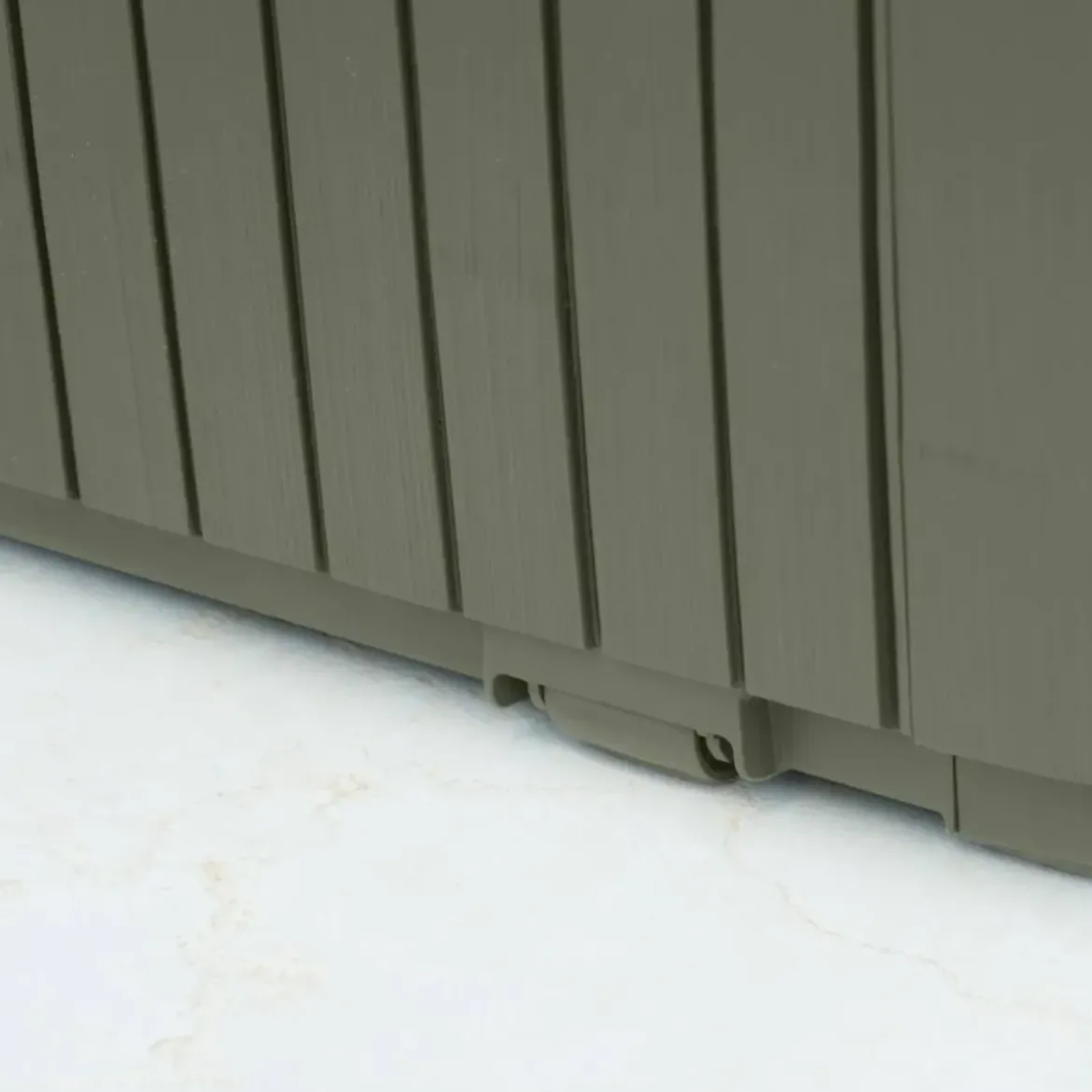 Baule Keter in Resina Effetto Legno Verde 123x53,5x57 250kg