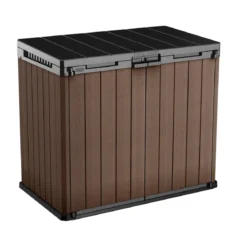 Baule Porta Attrezzi Keter in Resina da Esterno 1150 L Marrone Impermeabile