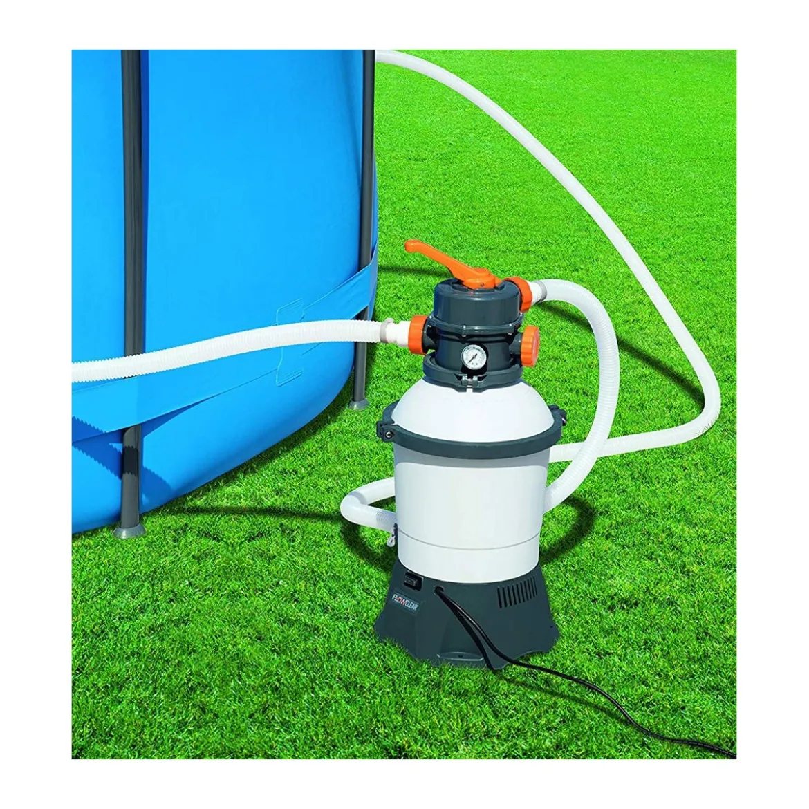 Bestway Pompa 2271Lt/h Piscina Filtro a Sabbia Flowclear Filtraggio Depuratore