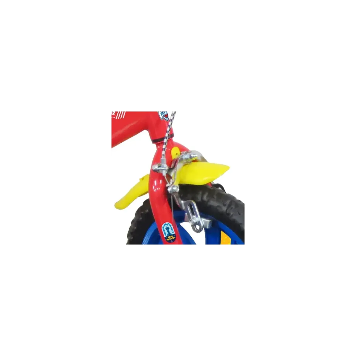 Bicicletta Bambini 12" Paw Patrol Rosso Rotelle Removibili Borraccia