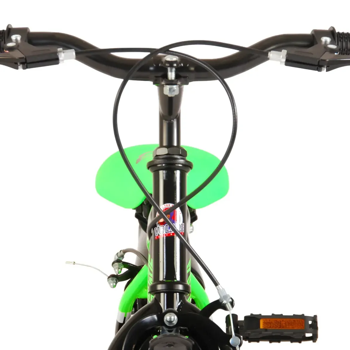 Bicicletta Bambini 12" Sportiva Verde Rotelle Removibili Borraccia