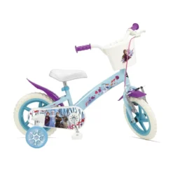 Bicicletta da Bambina 12 Pollici Frozen con Rotelle Bici Mountain Bike per Bimba