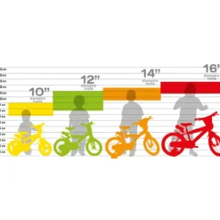 Bicicletta per Bambini 14" Freni Doppi Rotelle in Acciaio Giallo Rosso