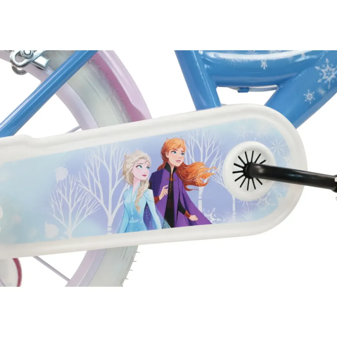 Bicicletta per Bambini 16" Frozen Disney Azzurro Cestino Portabambola