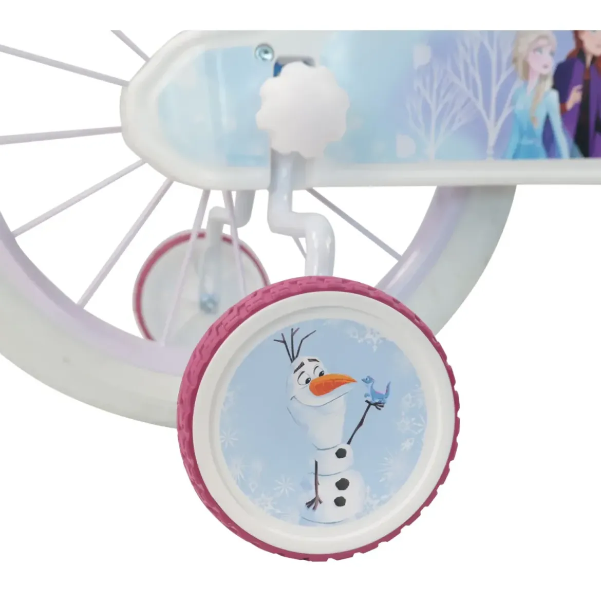 Bicicletta per Bambini 16" Frozen Disney Azzurro Cestino Portabambola