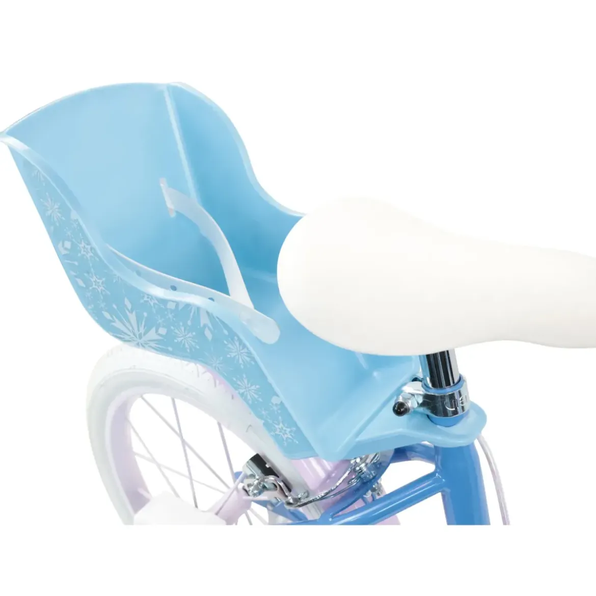 Bicicletta per Bambini 16" Frozen Disney Azzurro Cestino Portabambola