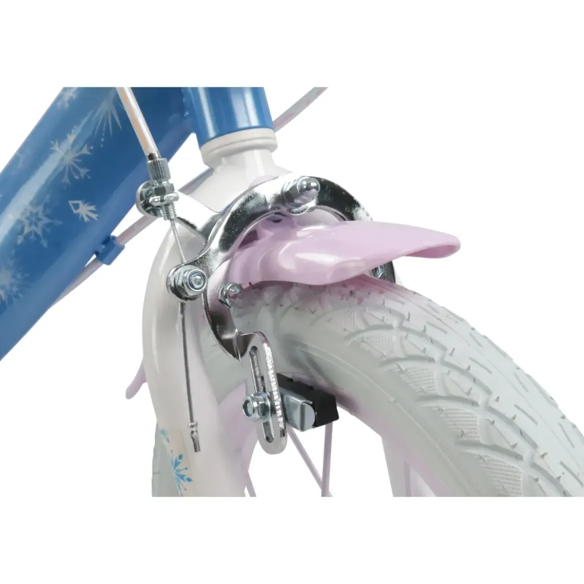 Bicicletta per Bambini 14" Frozen Disney Azzurro Cestino Portabambola