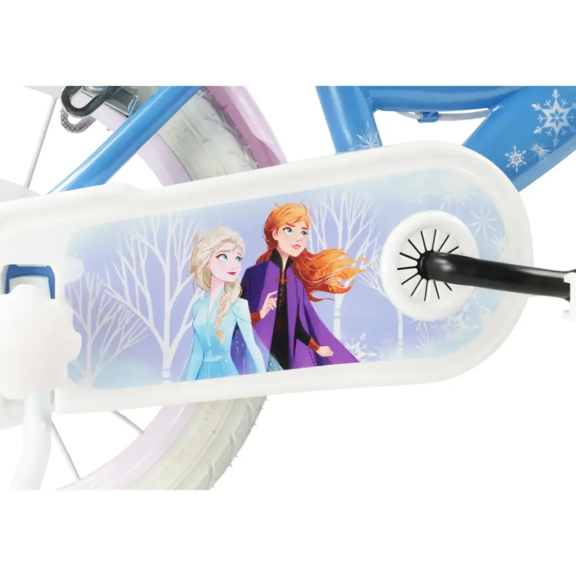 Bicicletta per Bambini 14" Frozen Disney Azzurro Cestino Portabambola