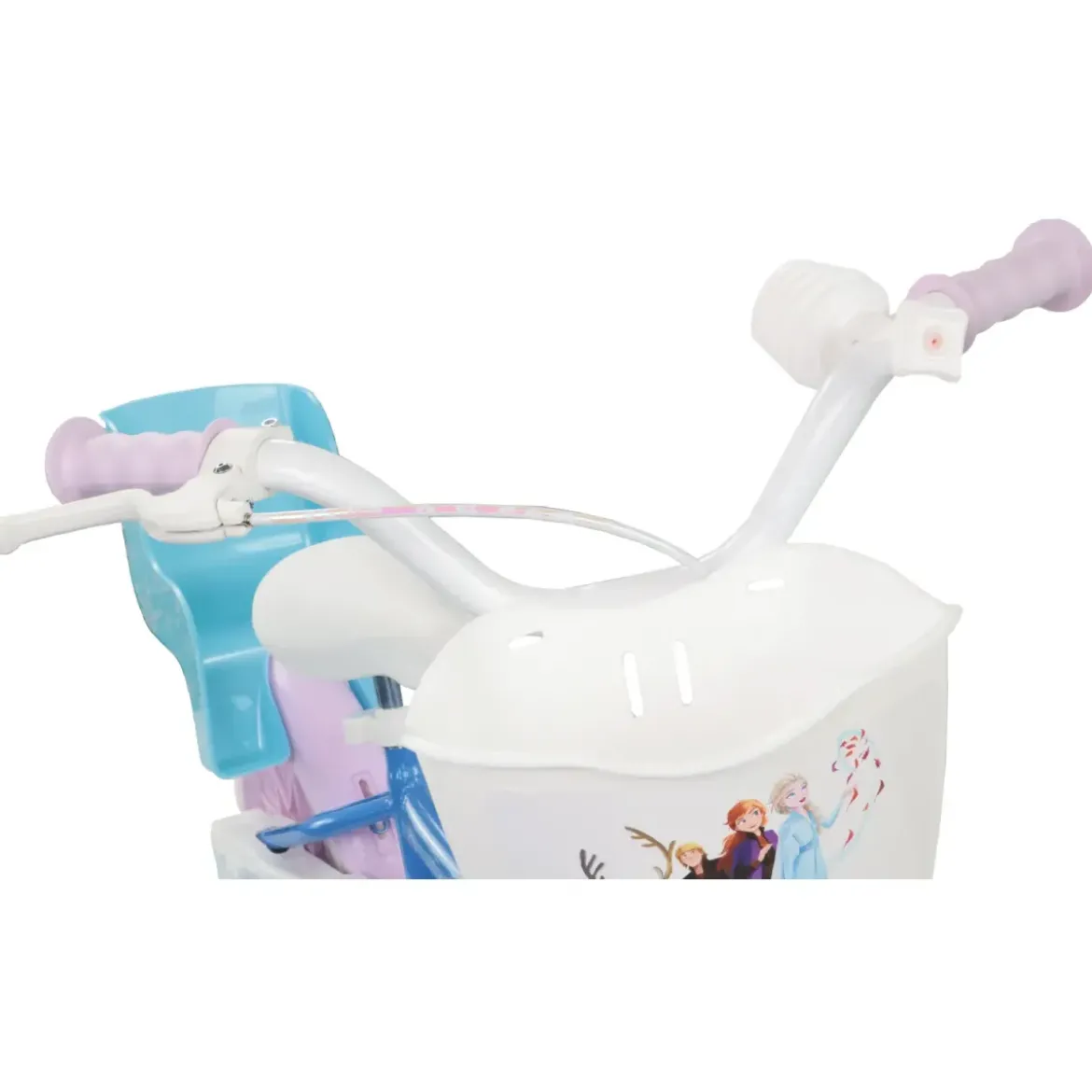 Bicicletta per Bambini 12" Frozen Disney Azzurro Cestino Portabambola