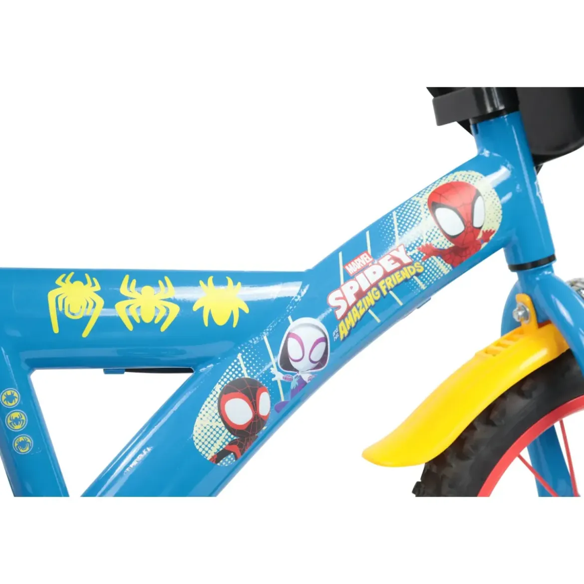 Bicicletta per Bambini Spidey Marvel 14" Azzurro Rotelle Removibili
