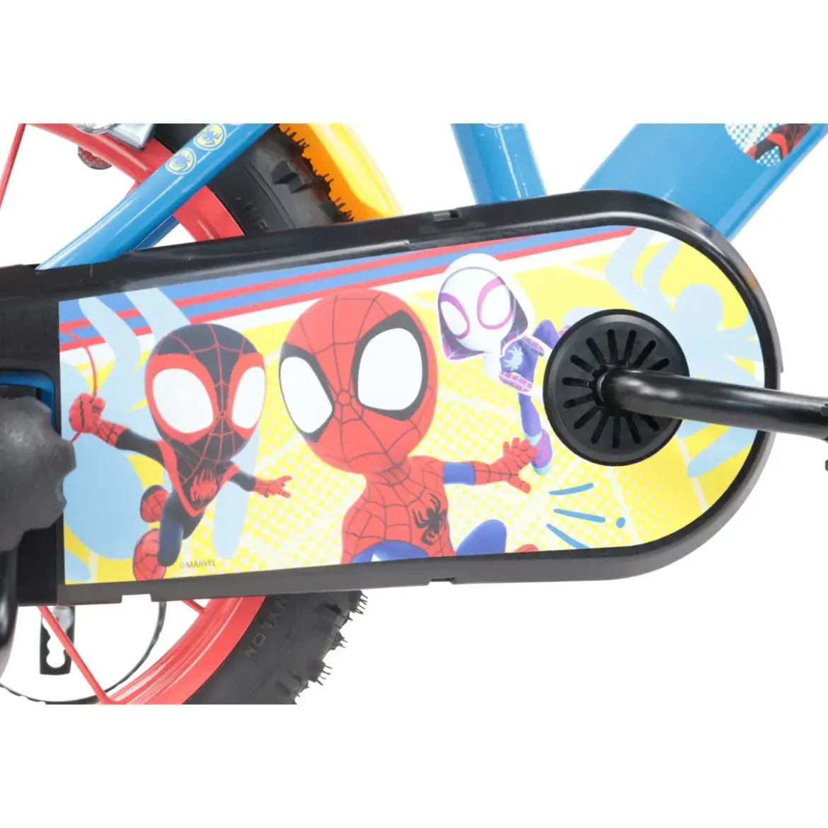 Bicicletta per Bambini Spidey Marvel 14" Azzurro Rotelle Removibili