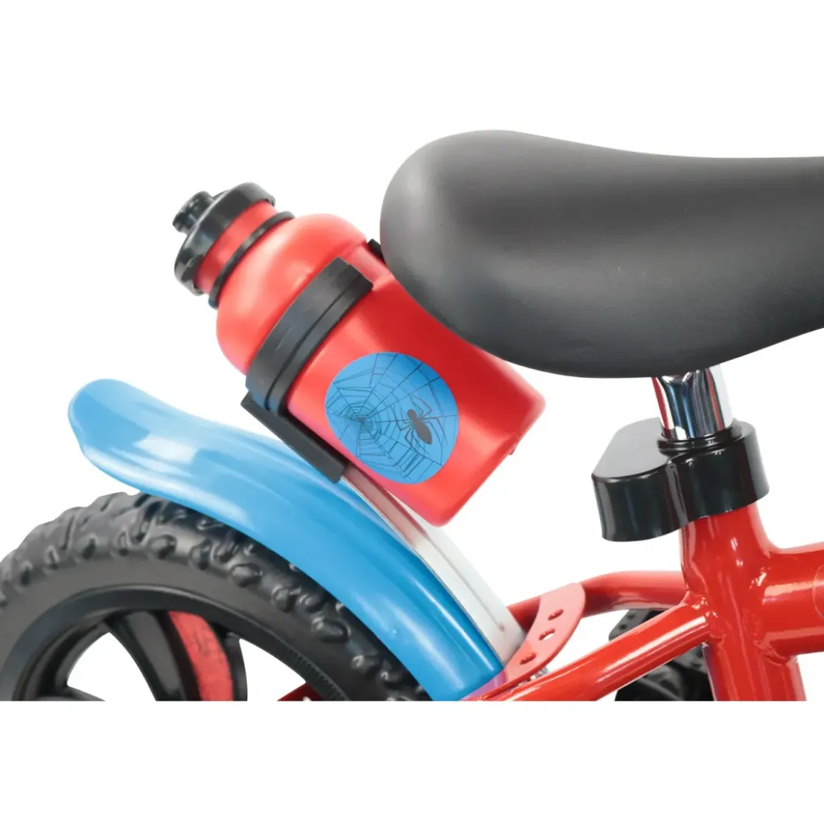 Bicicletta per Bambini Spiderman Marvel 12" Rosso Rotelle Removibili