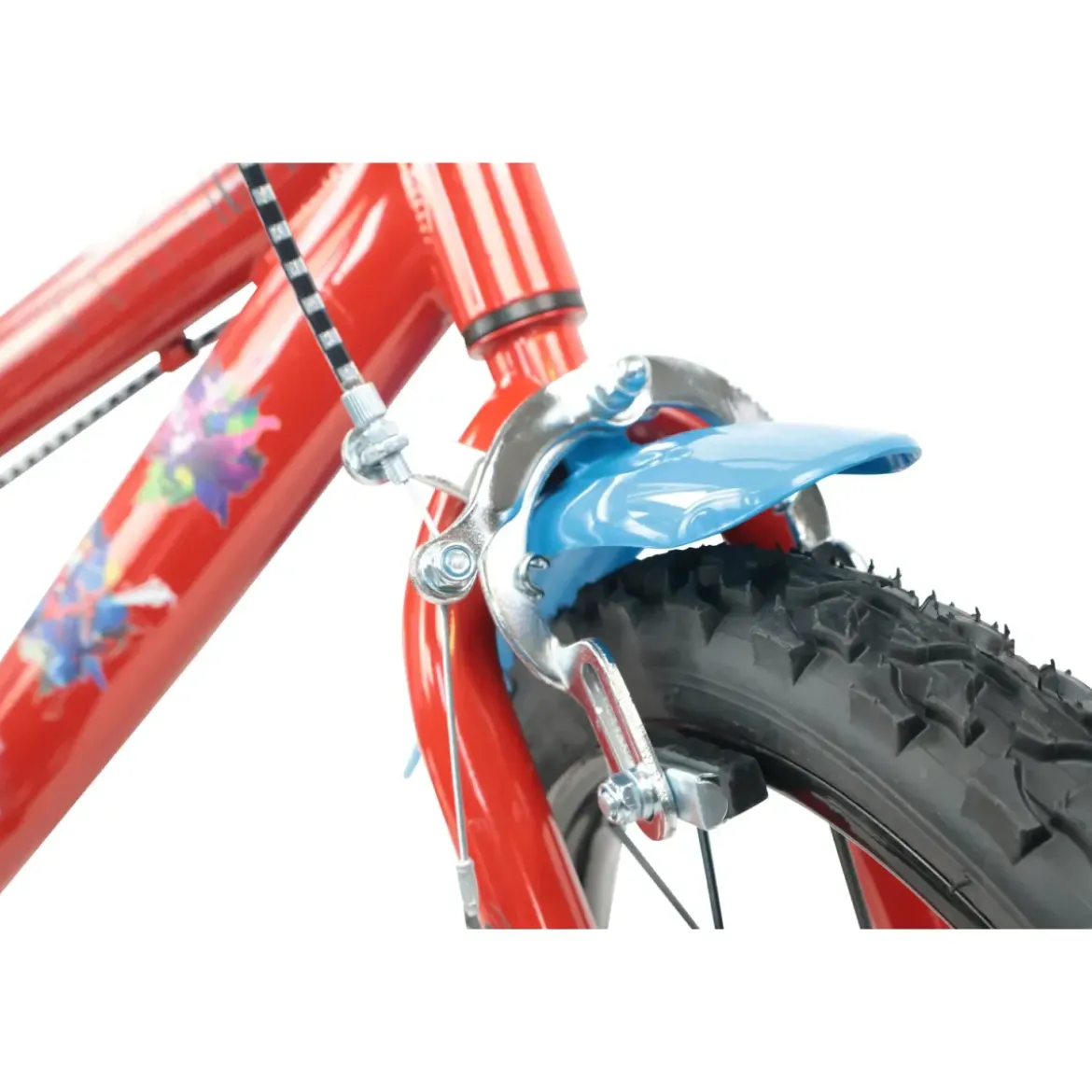Bicicletta per Bambini Spiderman Marvel 16" Rosso Rotelle Removibili