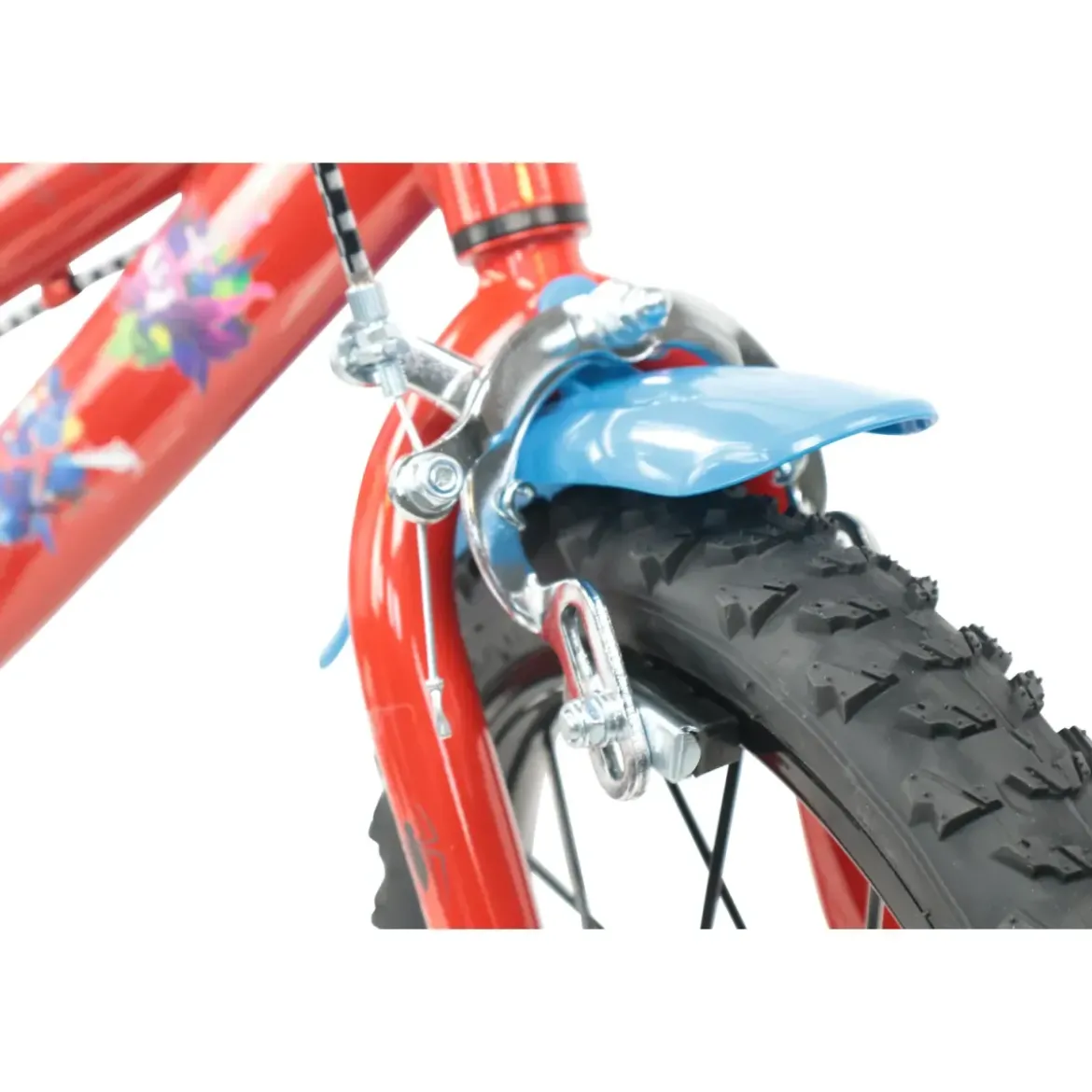 Bicicletta per Bambini Spiderman Marvel 14" Rosso Rotelle Removibili