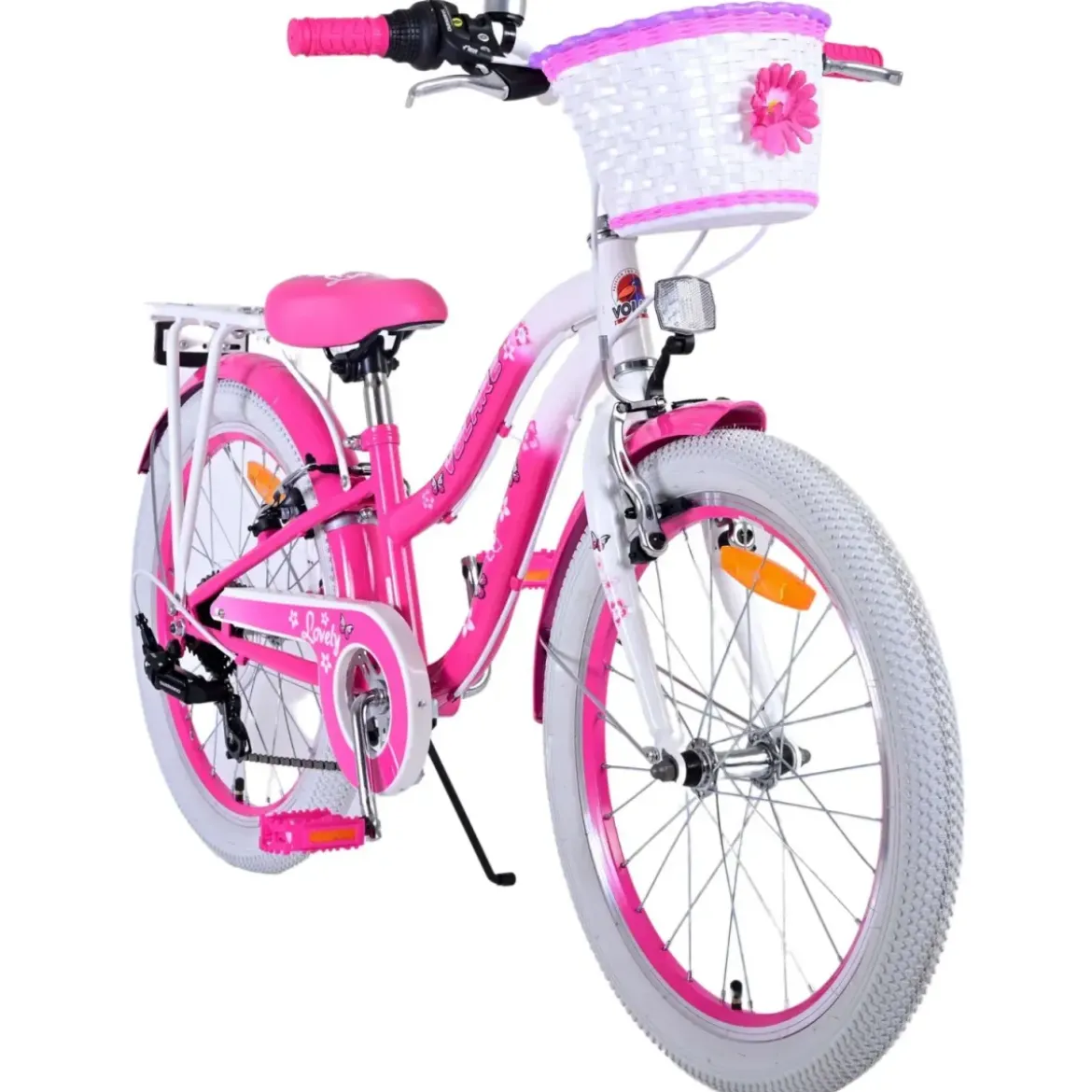 Bicicletta per Bambini 20" Sportiva Rosa Sportiva 7 Marce Cestino
