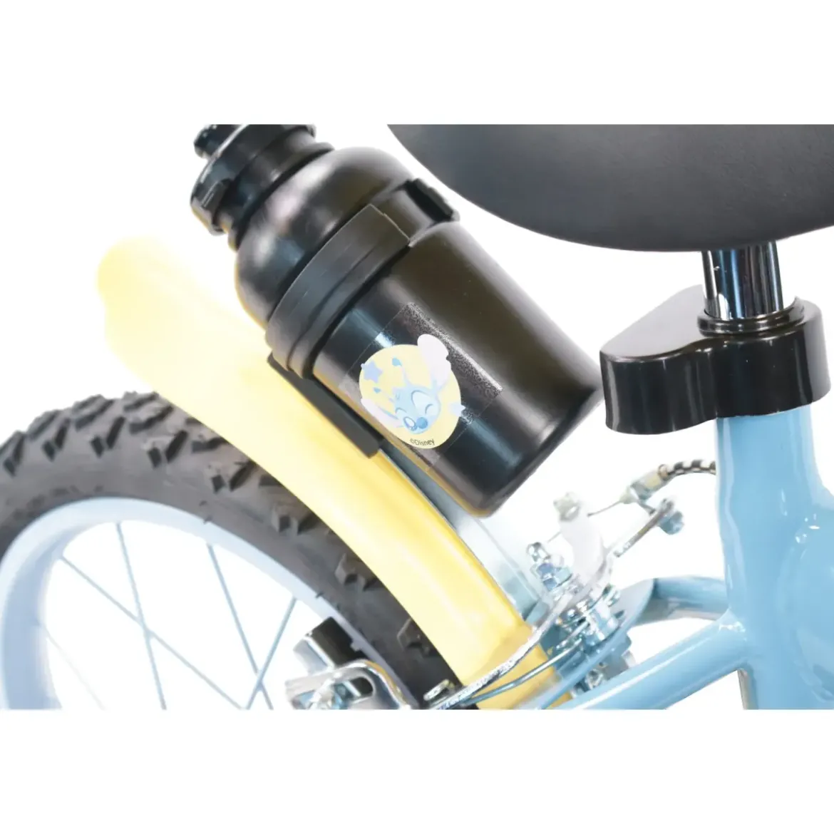 Bicicletta per Bambini 14" Stitch Disney Rotelle Removibili Acciaio