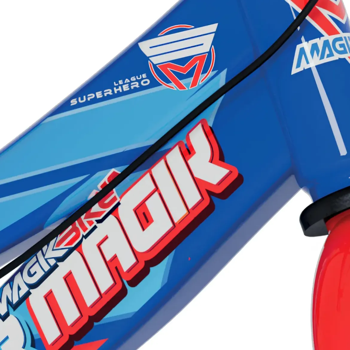 Bicicletta per Bambini Super Magik 16" Stabilizzatori Freno a Disco