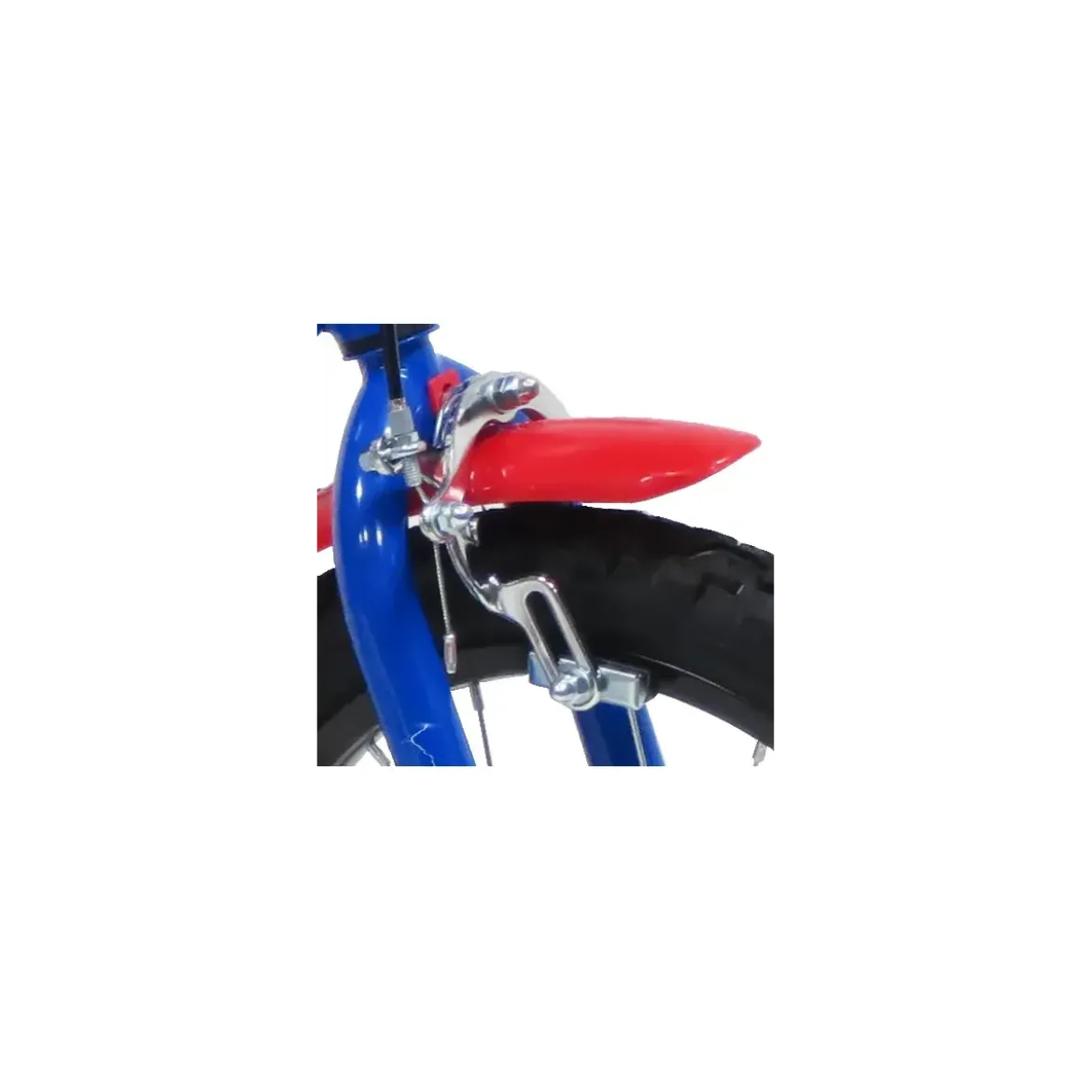 Bicicletta per Bambini 16" Transformers Rosso Blu Rotelle Borraccia