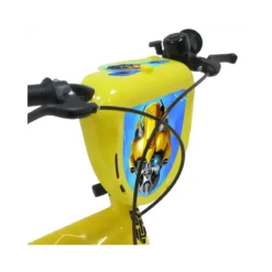 Bicicletta per Bambini 14" Transformers Giallo con Rotelle Borraccia