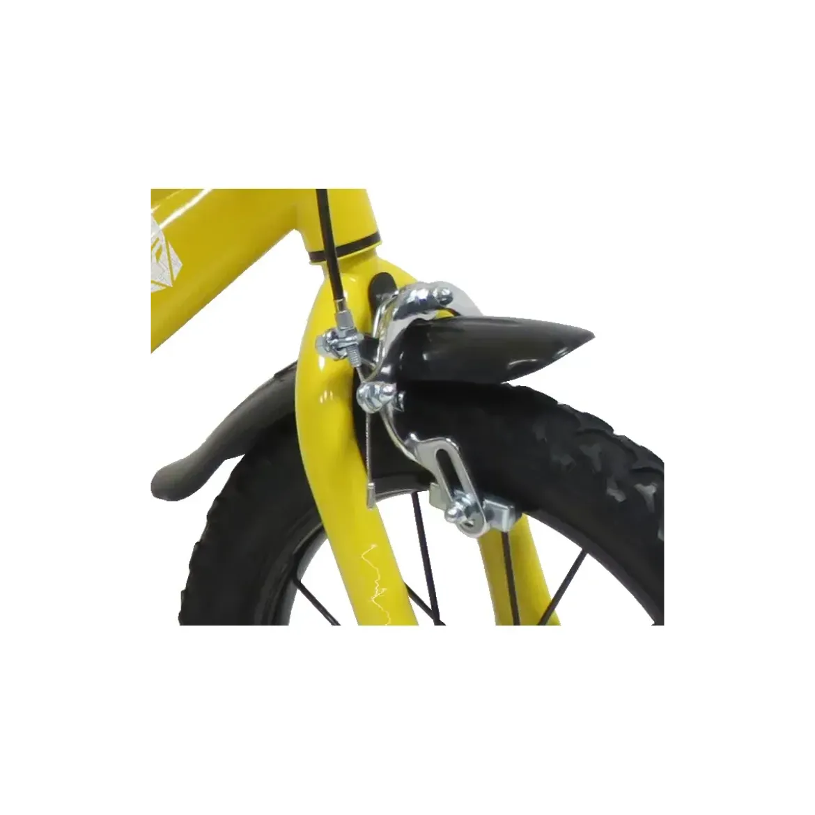 Bicicletta per Bambini 14" Transformers Giallo con Rotelle Borraccia