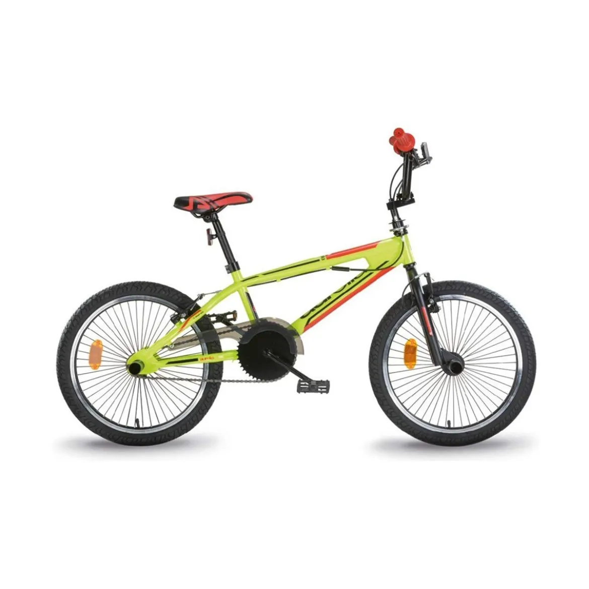 Bicicletta 20 Pollici Freestyle Fluo per Bambino da Bimbo Bici Dino Bikes Mtb