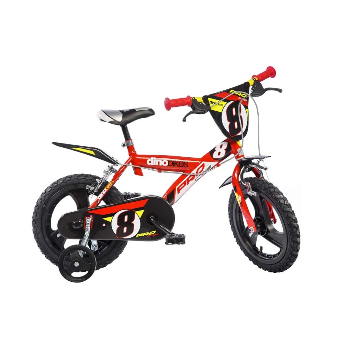 Bicicletta Ruota 16 Pollici Pro Cross 4 7 anni Bici Bambino Rotelle Bimbo Freni