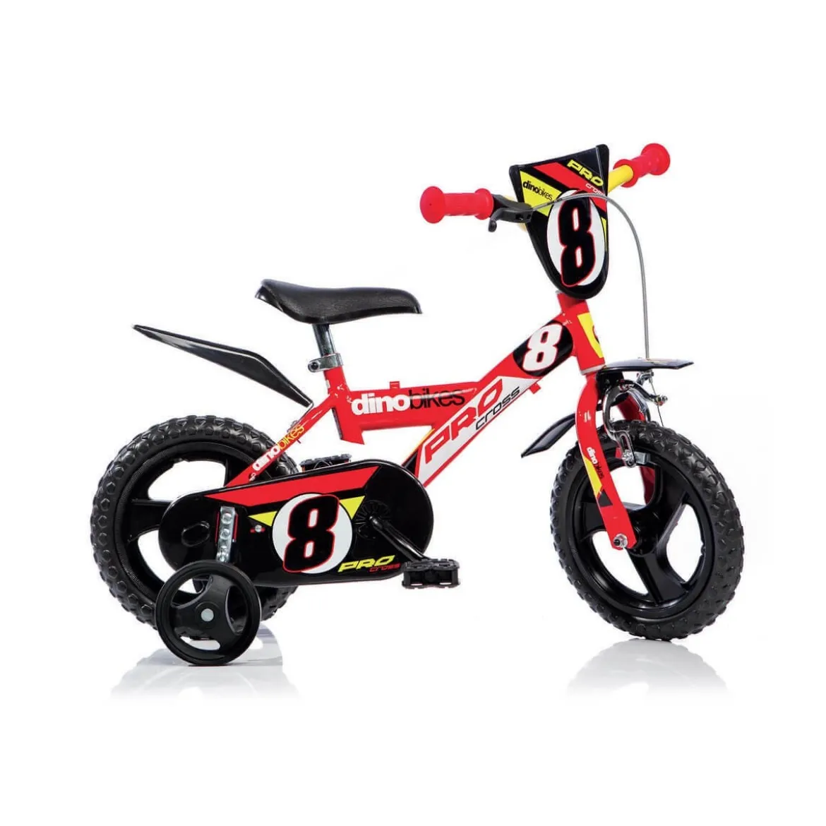 Bicicletta Ruota 14 Pollici Pro Cross 3 6 anni Bici Bambino Rotelle Bimbo Freni