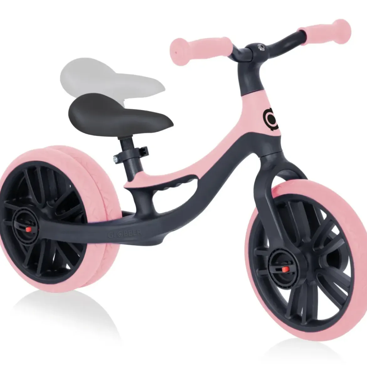 Bicicletta Senza Pedali per Bambini 2-5 Anni Rosa Sella Regolabile