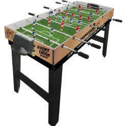 Biliardino Calcio Balilla Tavolo Maxi 4 in 1 Bambini Hockey Biliardo Ping Pong