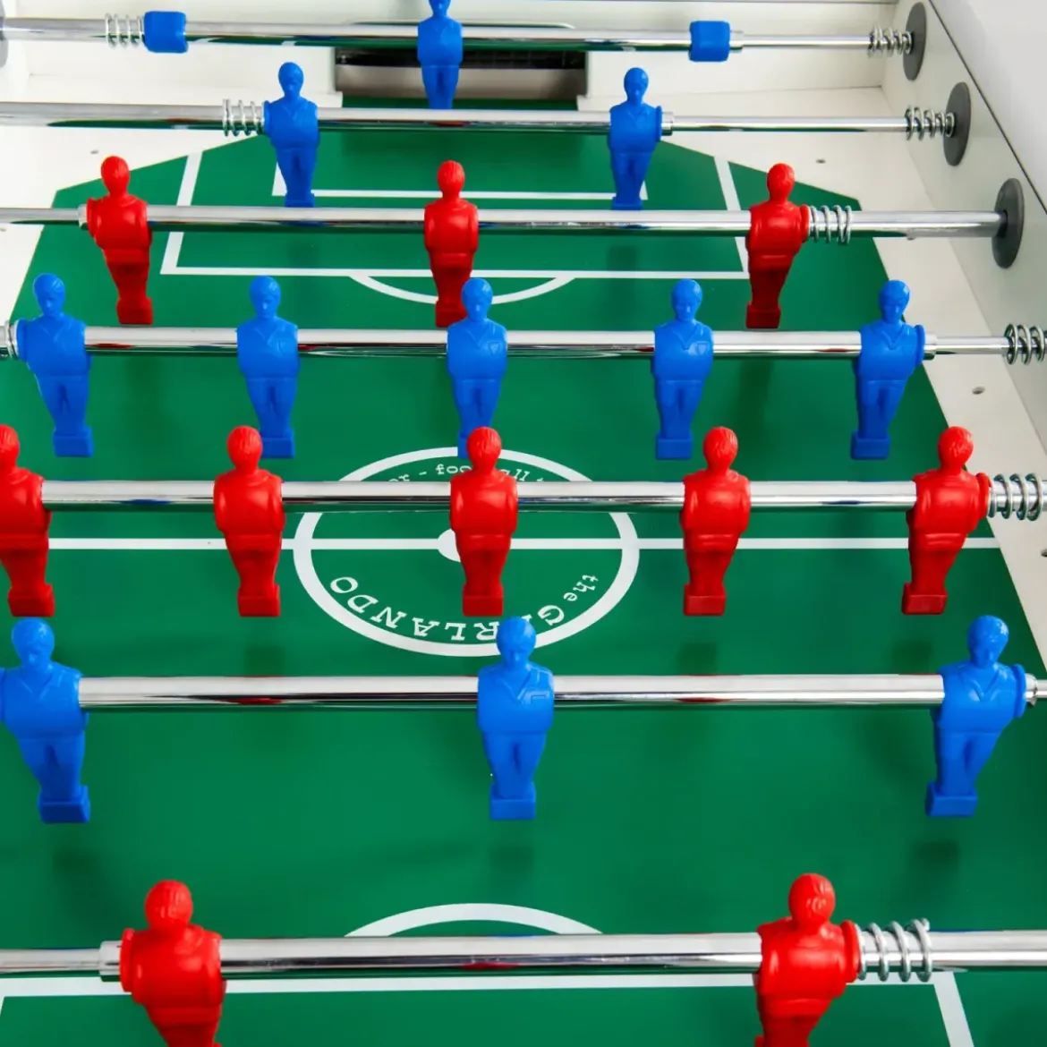 Biliardino Gioco da Esterno Calciobalilla Impermeabile Bianco Giardino