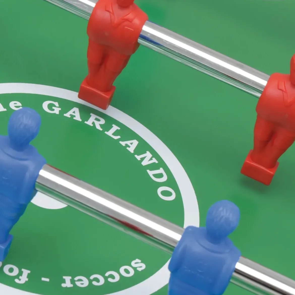 Biliardino Gioco Pieghevole Aste Uscenti Calciobalilla Blu da Interno