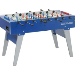 Biliardino Gioco Pieghevole Aste Uscenti Calciobalilla Blu da Interno