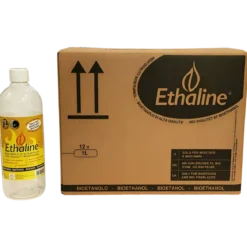 Bioetanolo 12 Taniche 1L per Biocamini e Stufe Combustibile Naturale