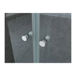 Box Cabina Doccia Saloon 2 Anta Battente 70 80 90 100 120 Angolare 8mm Cristallo
