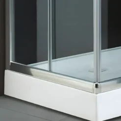 Box Doccia Cristallo 4mm Angolare Ante Scorrevoli Quadrato Rettangolare