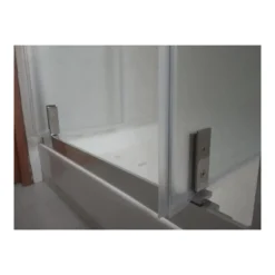 Box Doccia Nicchia 2 Ante Opaco Vetro 6 mm Battente Saloon Parete in Cristallo