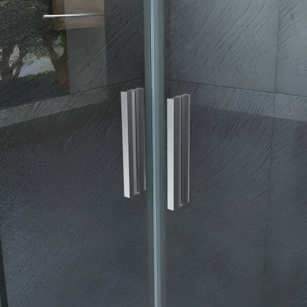 Box Doccia Nicchia 2 Ante Scorrevole Vetro 6 mm 140 150 160 170 180 Cristallo