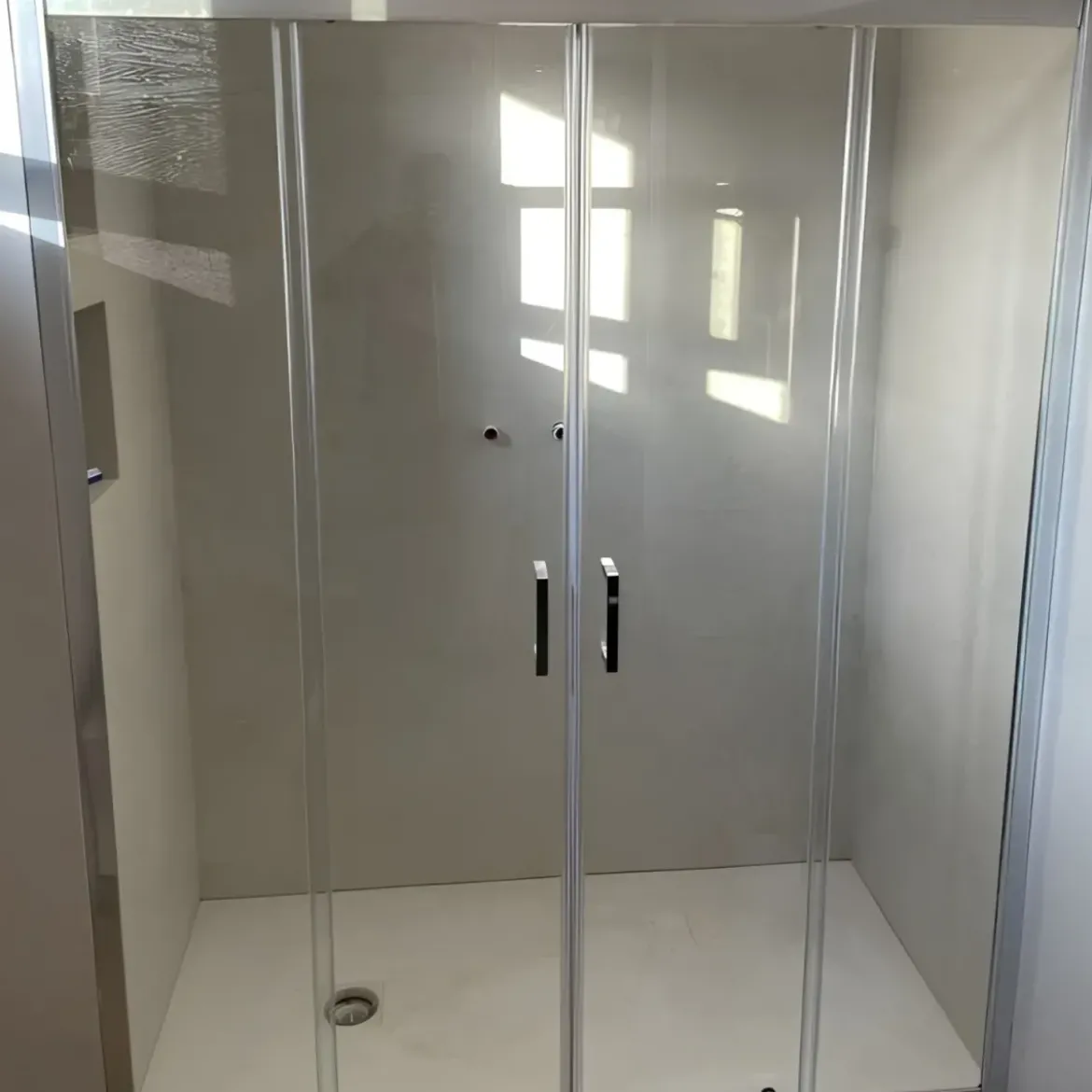 Box Doccia Nicchia 2 Ante Scorrevole Vetro 6 mm 140 150 160 170 180 Cristallo