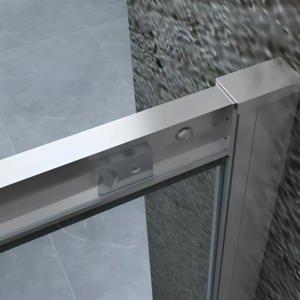 Box Doccia Nicchia 2 Ante Scorrevole Vetro 6 mm 140 150 160 170 180 Cristallo