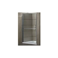 Box Doccia Nicchia 6 mm Anta Battente 70 80 90 100 Porta Parete Cristallo Vetro