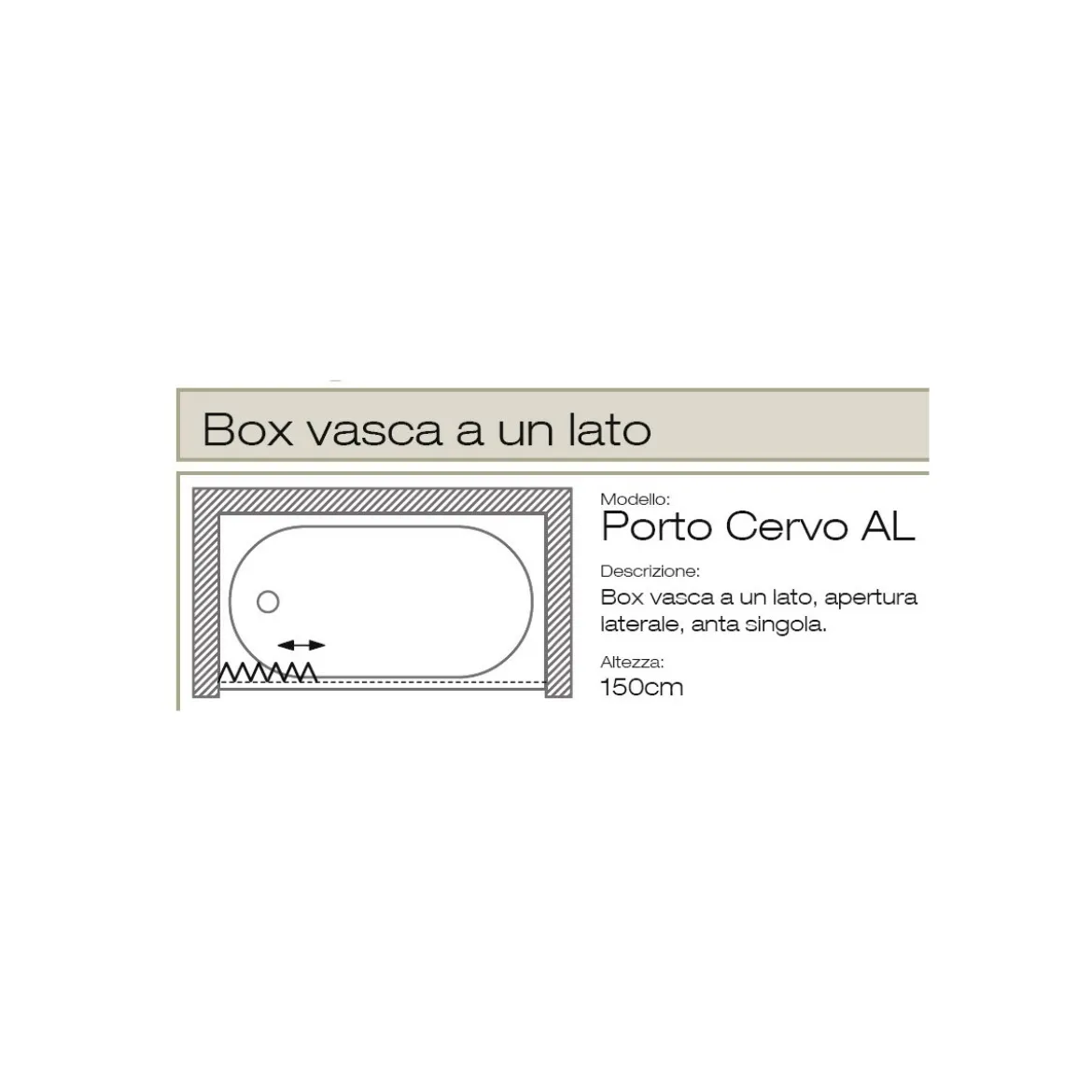 Box Doccia per Vasca a Soffietto in PVC Nicchia Sopravasca un Lato Anta Colorato