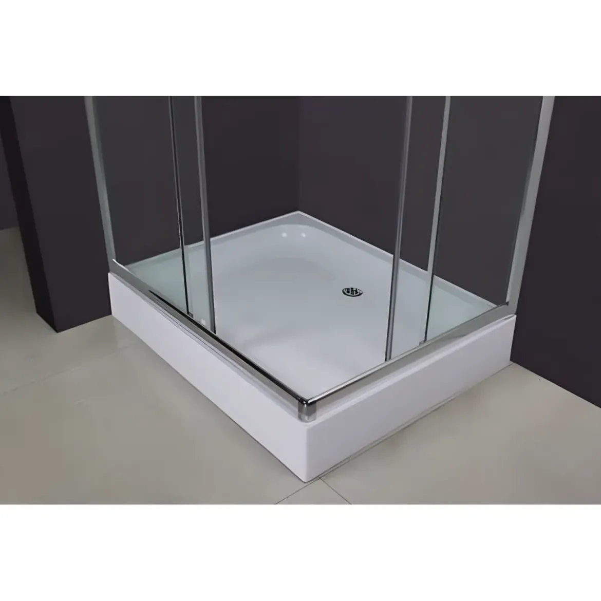 Box Doccia 80x80 Cristallo 4 mm Angolare Ante Scorrevoli Quadrato