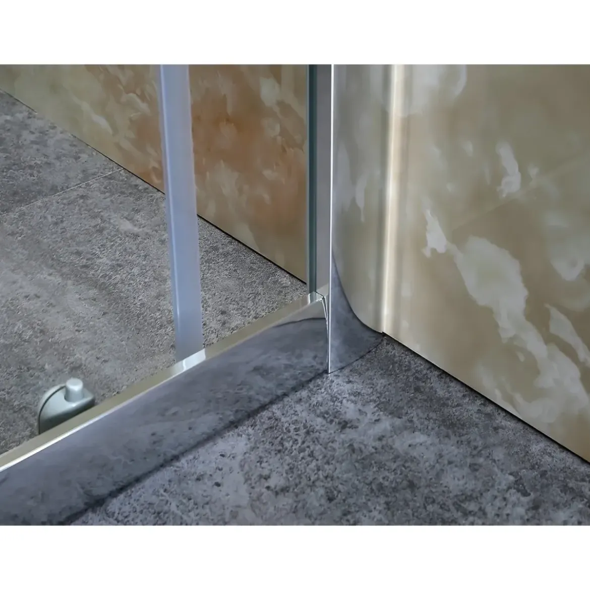 Box Doccia 80x80 Cristallo 4 mm Angolare Ante Scorrevoli Quadrato
